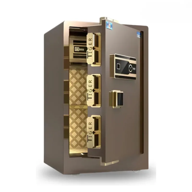 Coffre-fort intelligente 60 cm Marron